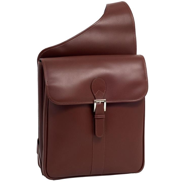 Mckleinusa Sabotino 14 Leather Vertical Messenger Bag