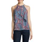 Belle + Sky&trade; Ruffled Flounce Tank Top