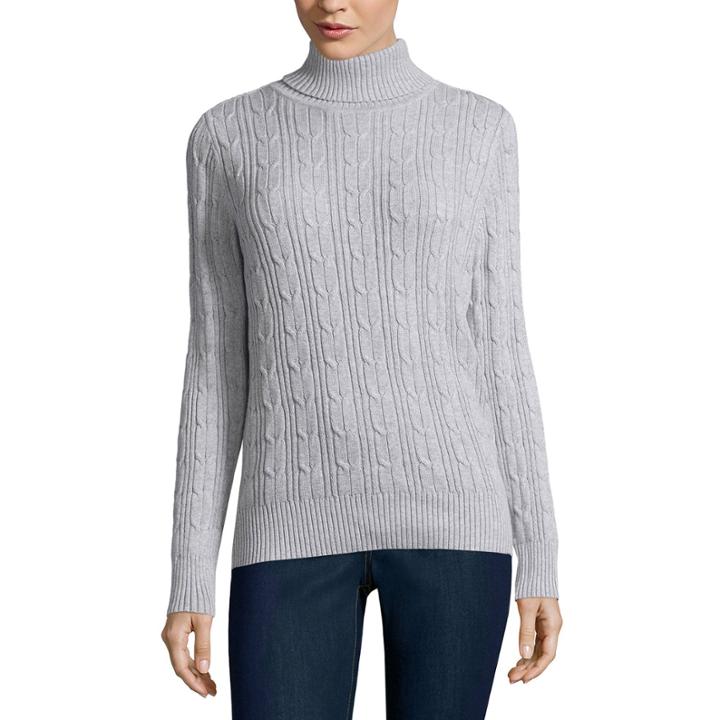 St. John's Bay Turtleneck Pullover Sweater