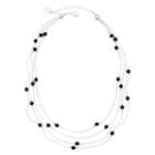 Liz Claiborne 4-strand Black Bead Necklace