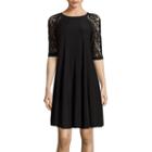 Danny & Nicole 3/4-lace-sleeve Shift Dress