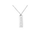 Womens Sterling Silver Pendant Necklace