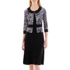 R & K Originals 3/4-sleeve Paisley Print Jacket Dress