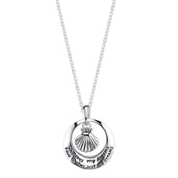 Disney Womens The Little Mermaid Pendant Necklace