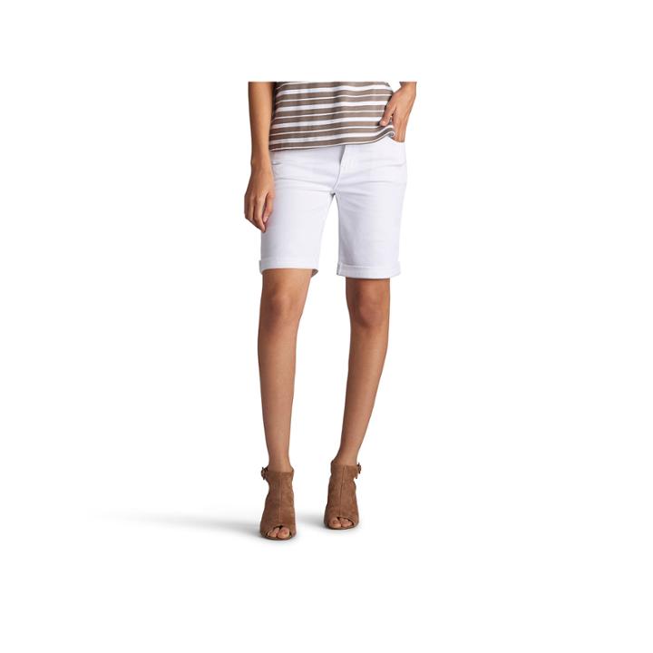 Lee Modern Fit Denim Bermuda Shorts-petites