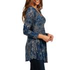 24/7 Comfort Apparel Santa Barbara Tunic Top