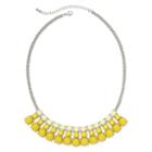 Mixit&trade; Yellow Stone Frontal Necklace