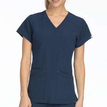 Med Couture Air Sky High V-neck Scrub Top