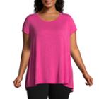 St. John's Bayshort Sleeve Cros Back Tee - Plus