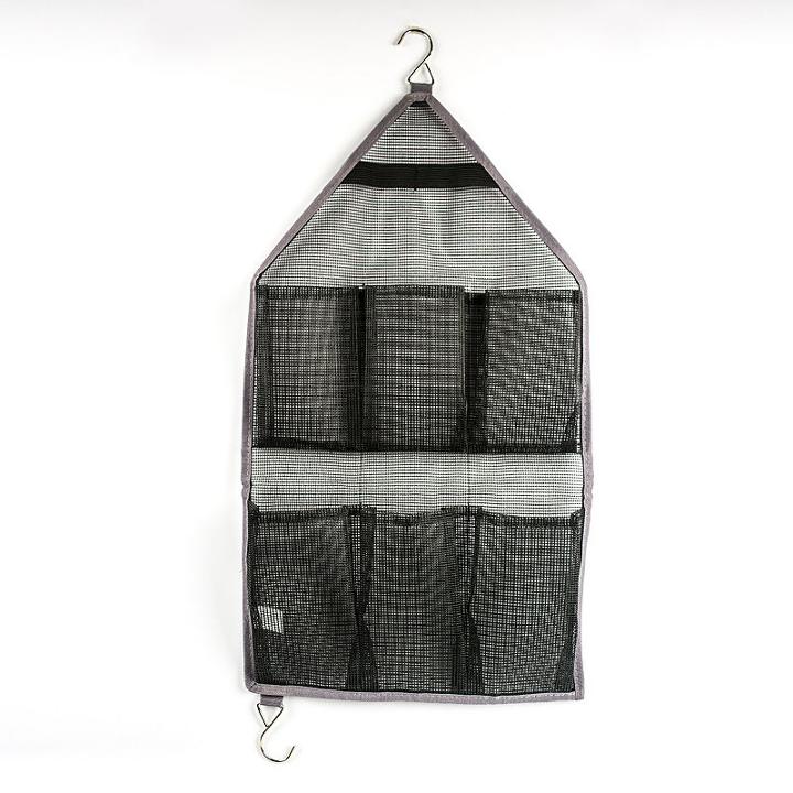 Design Imports Bathroom Mesh Hanging Organizer