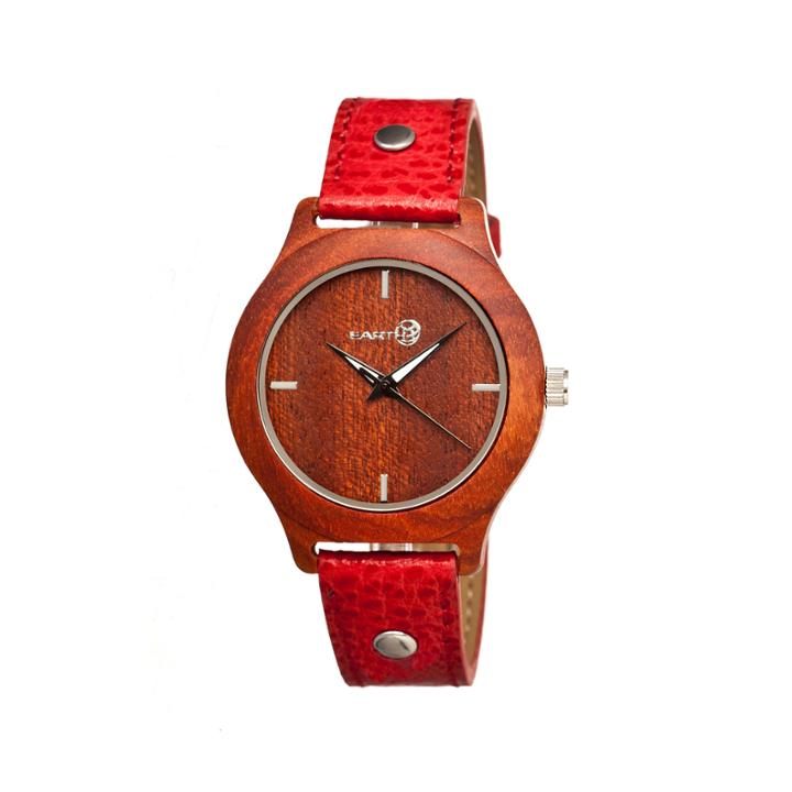 Earth Wood Tannins Red Leather-band Watch Ethew1303
