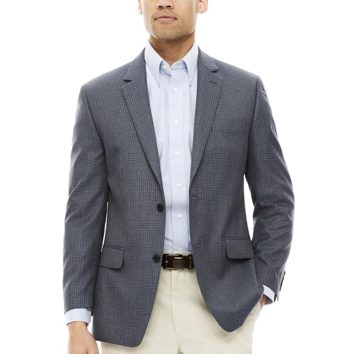 Izod Check Sport Coat - Classic Fit
