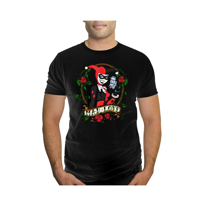 Harley Quinn Mad Love Short-sleeve Graphic T-shirt