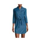 St. John's Bay Long Sleeve Shirt Dress-talls