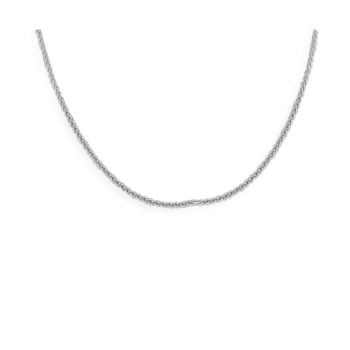 Sterling Silver 18 Wheat Chain