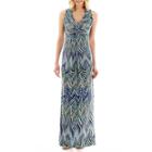Expo Sleeveless Knot Front Maxi Dress
