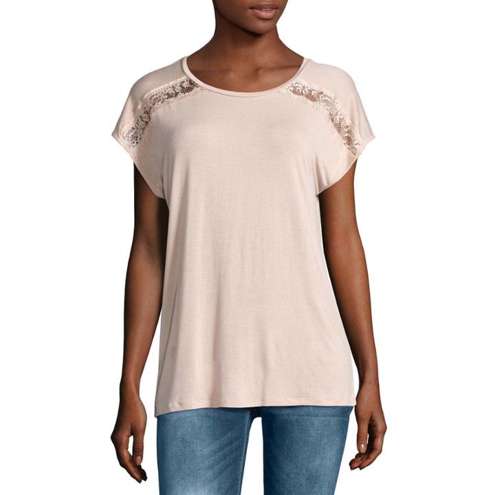 Buffalo Jeans Short Sleeve Round Neck T-shirt-womens