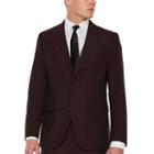 Jf J.ferrar Merlot Pulse Classic Fit Stretch Suit Jacket