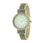 Olivia Pratt Womens Two Tone Strap Watch-a917604twotone