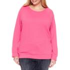 Liz Claiborne Long Sleeve Sweatshirt-plus