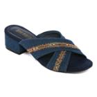 Ann Marino Zip Me Up Womens Heeled Sandals