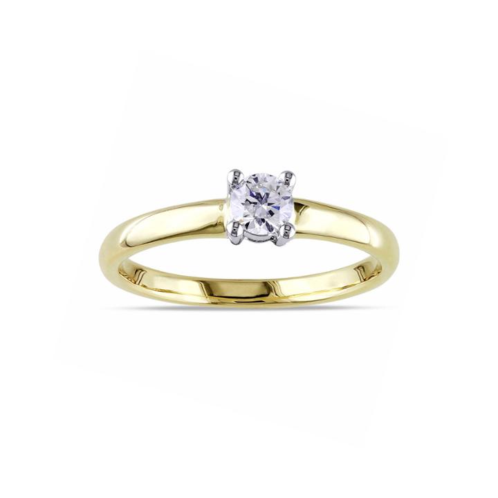 Limited Quantities 1/4 Ct. T.w. Diamond 14k Gold Ring