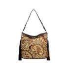 Montana West Jade Multi Color Fabric Tote Bag