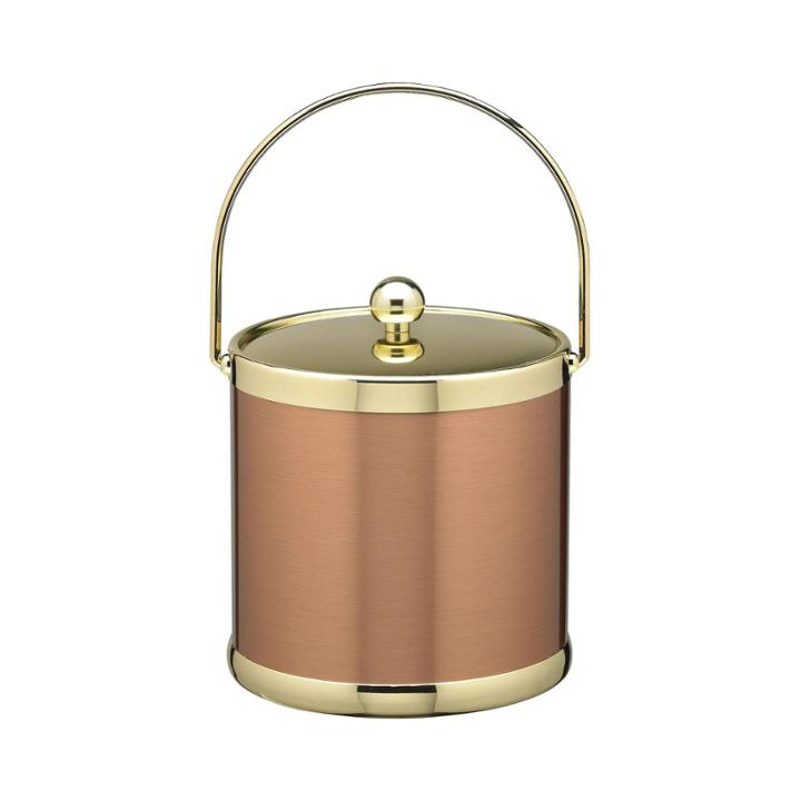 Kraftware 3-qt. Copper & Brass Ice Bucket