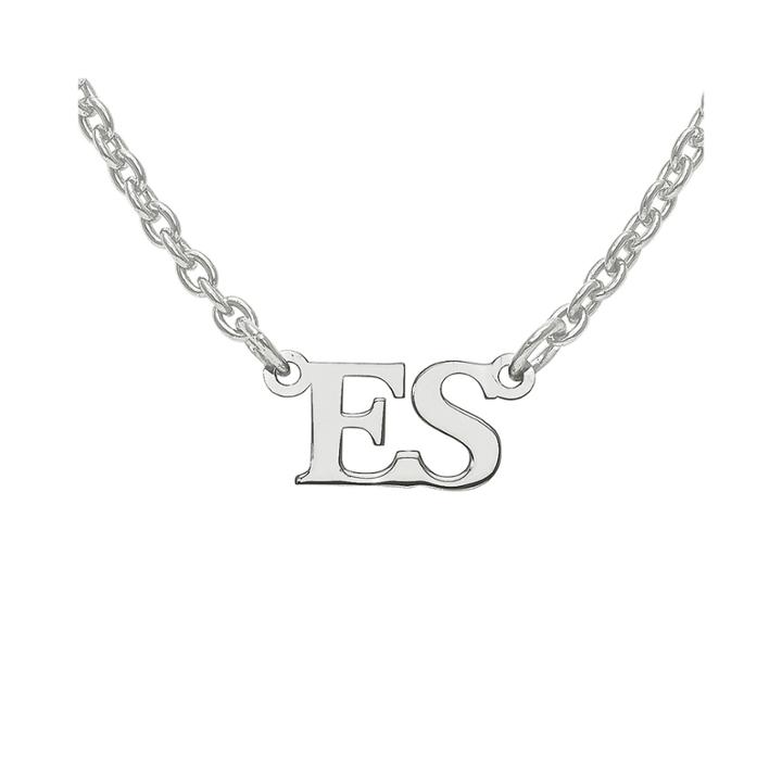 Personalized 2 Initial Pendant Necklace