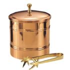 Old Dutch Dcor Copper Ice Bucket With Brass Tongs 3 Qt