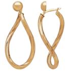 Made In Italy Limited Quantities! 14k Gold 46.5mm Hoop Earrings