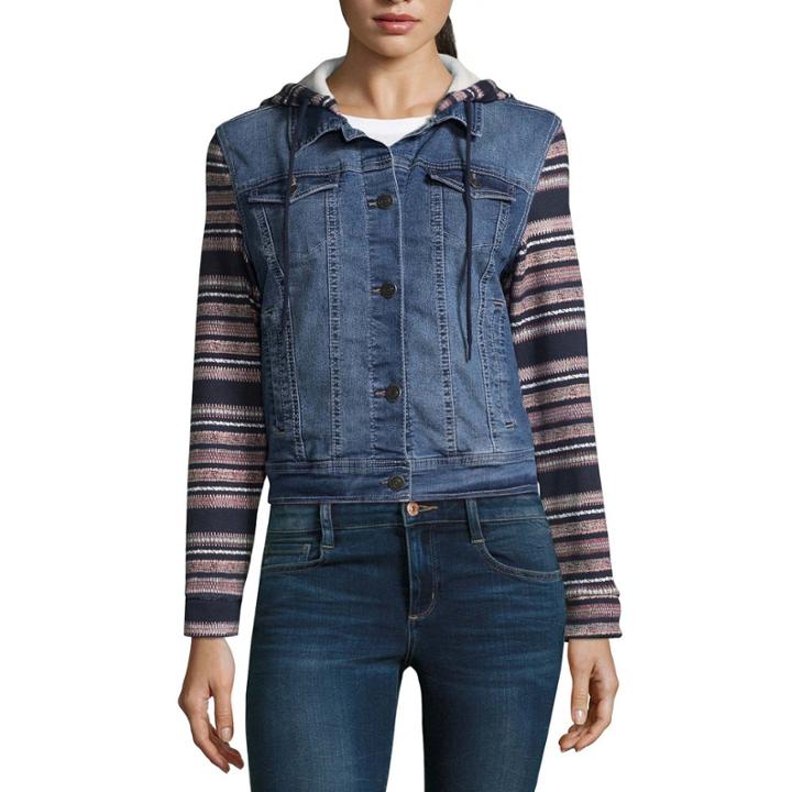 Wallflower Denim Jacket-juniors