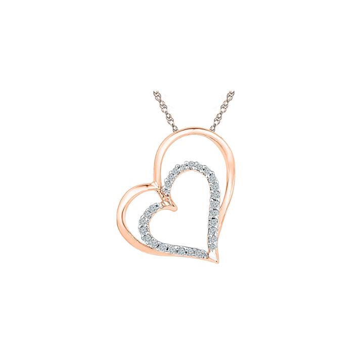 Womens 18 Inch 1/8 Ct. T.w. White Diamond 10k Gold Link Necklace