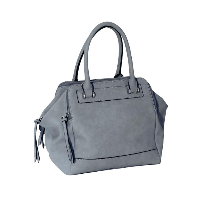 Dot Dash Double Handle 2 Top Zip Satchel
