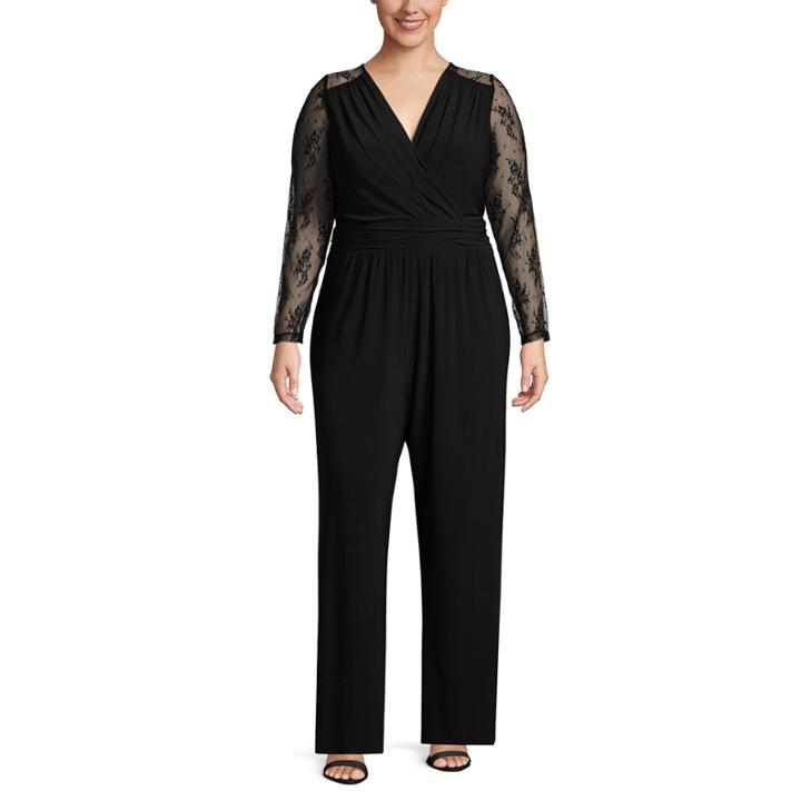 Scarlett Long Sleeve Jumpsuit-plus