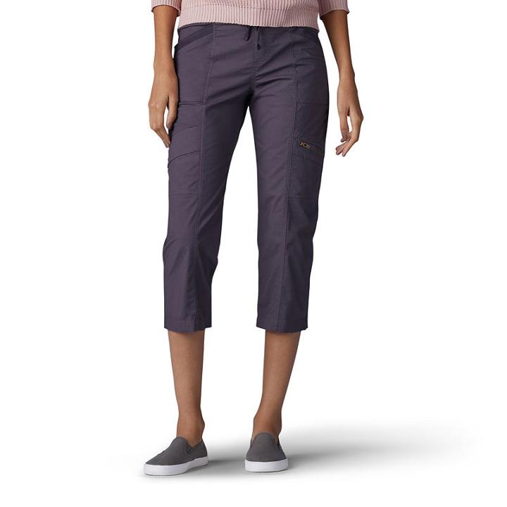 Lee Relaxed Pull On Capri Petites