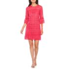 R & K Originals 3/4 Bell Sleeve Lace Shift Dress