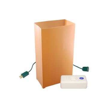 Electric Luminaria Kit With Lumabases- Set Of 10