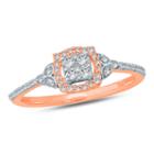 Womens 1/4 Ct. T.w. Diamond White Promise Ring