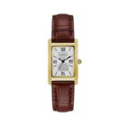 Caravelle Womens Brown Strap Watch-44l234