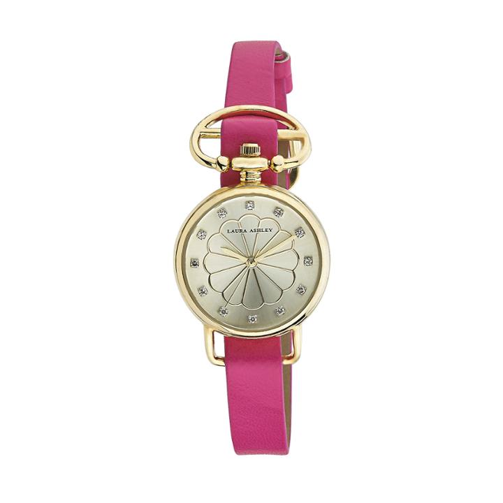 Laura Ashley Ladies Pink/gold Heirloom Watch La31001yg