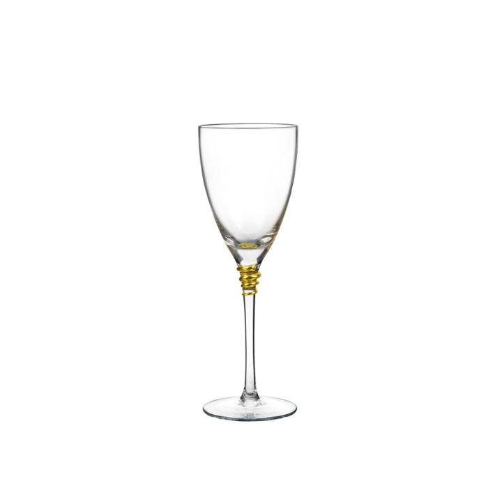Qualia Glass Helix Gold 4-pc. Goblet