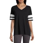 Flirtitude Champ Graphic T-shirt- Juniors