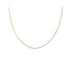 Gold Over Sterling Silver 20 Square Snake Chain