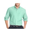 Izod Essential End On End Solid Long Sleeve Button-front Shirt