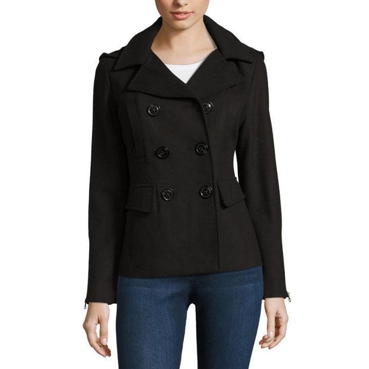 Maralyn And Me Peacoat-juniors
