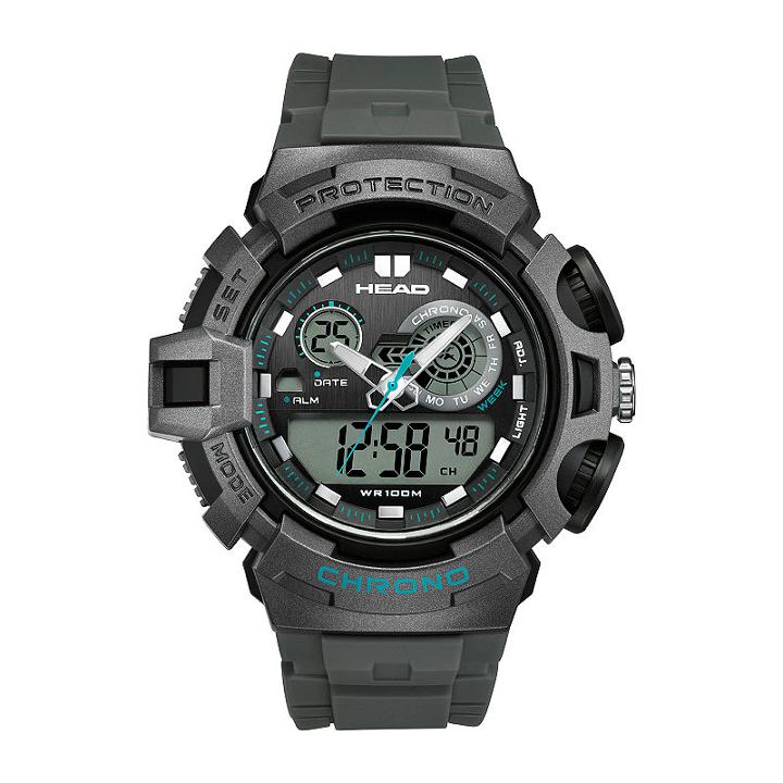 Head Unisex Gray Strap Watch-he-110-04