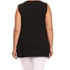 Kaily K. Sleeveless Tunic With Studs - Plus