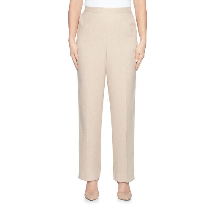 Alfred Dunner La Dolce Vita Flat Front Pants