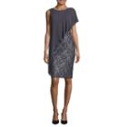 Scarlett Sleeveless Pattern Shift Dress - Tall